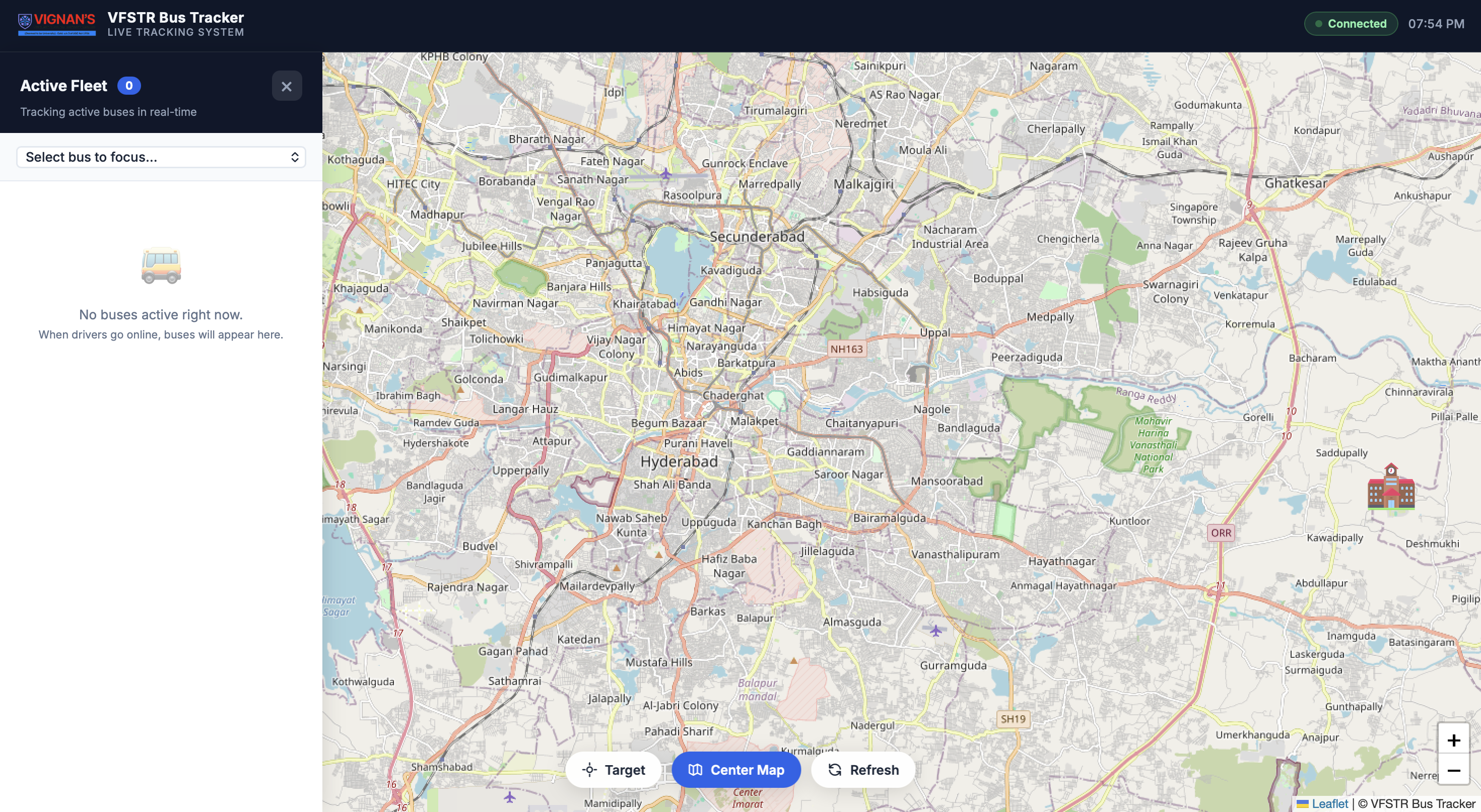 Unified College Bus Tracking System